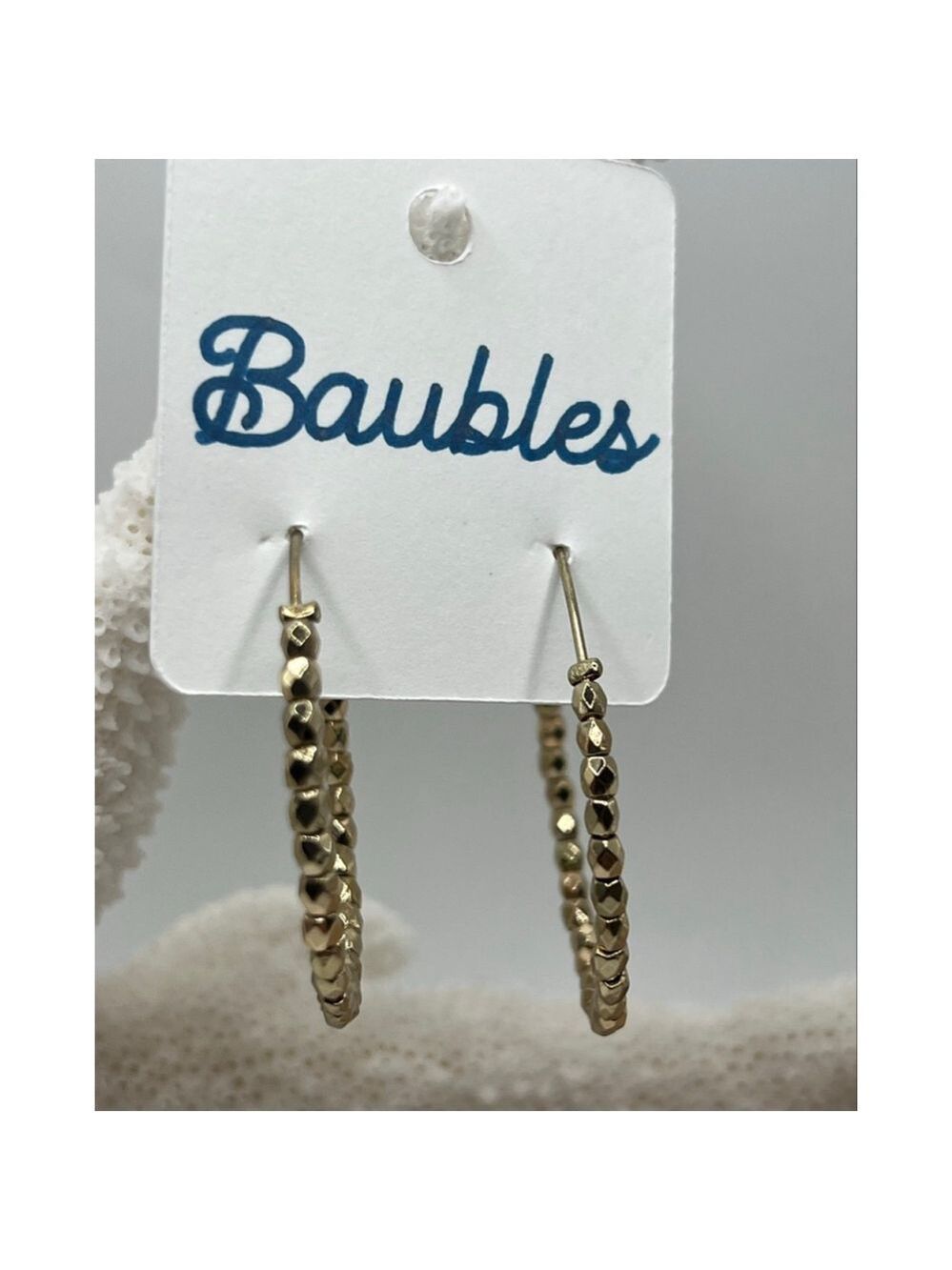 Baubles Gold Hoop